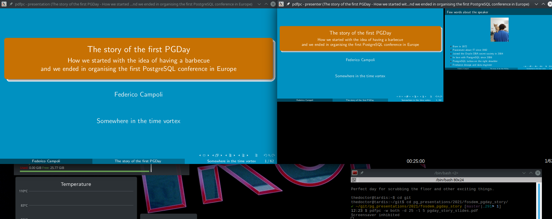 pdfpc window